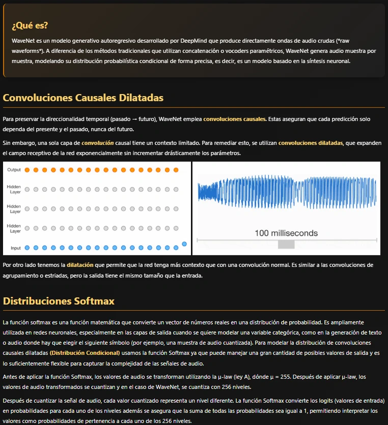 WaveNet and causal convolution explanation page